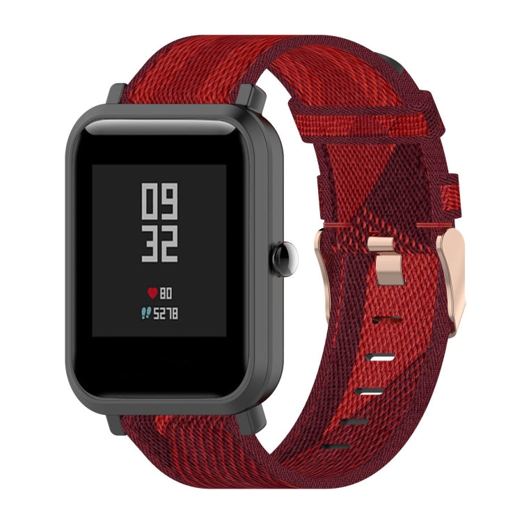 Cinturino nylon denim 20mm per Amazfit Bip S e Bip Lite