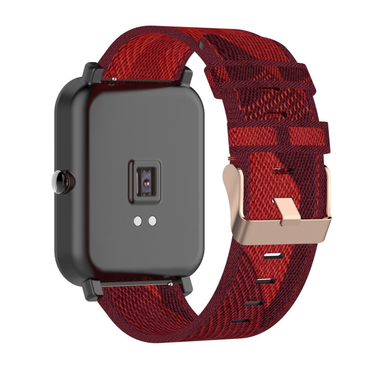 Cinturino nylon denim 20mm per Amazfit Bip S e Bip Lite