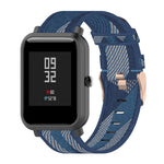 Cinturino nylon denim 20mm per Amazfit Bip S e Bip Lite