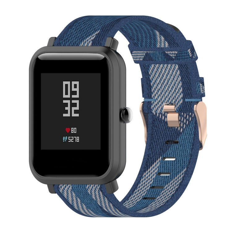 Cinturino nylon denim 20mm per Amazfit Bip S e Bip Lite