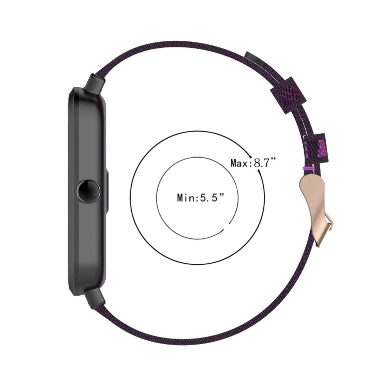 Cinturino nylon denim 20mm per Amazfit Bip S e Bip Lite