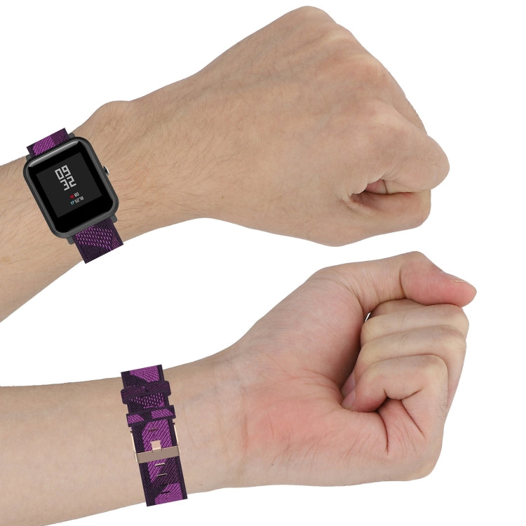 Cinturino nylon denim 20mm per Amazfit Bip S e Bip Lite