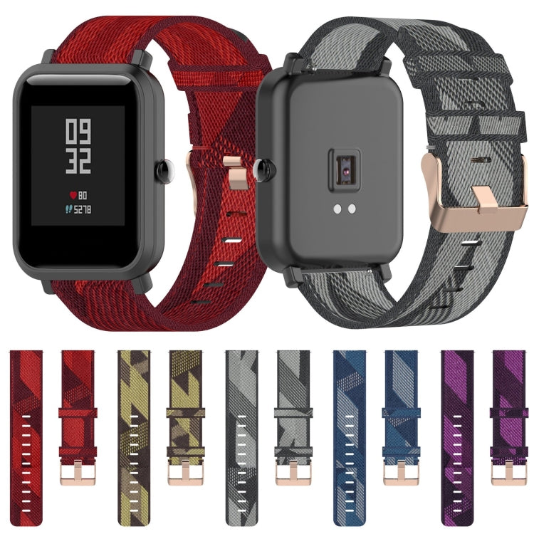 Cinturino nylon denim 20mm per Amazfit Bip S e Bip Lite