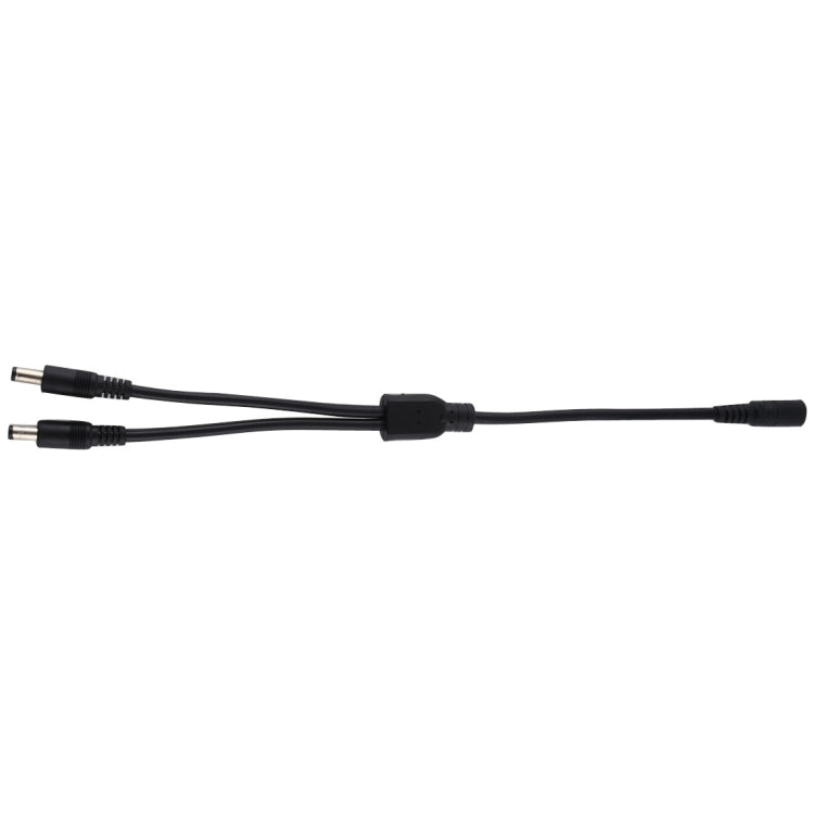 Cavo alimentazione 5,5 x 2,1 mm femmina a 2 maschi 30-70 cm