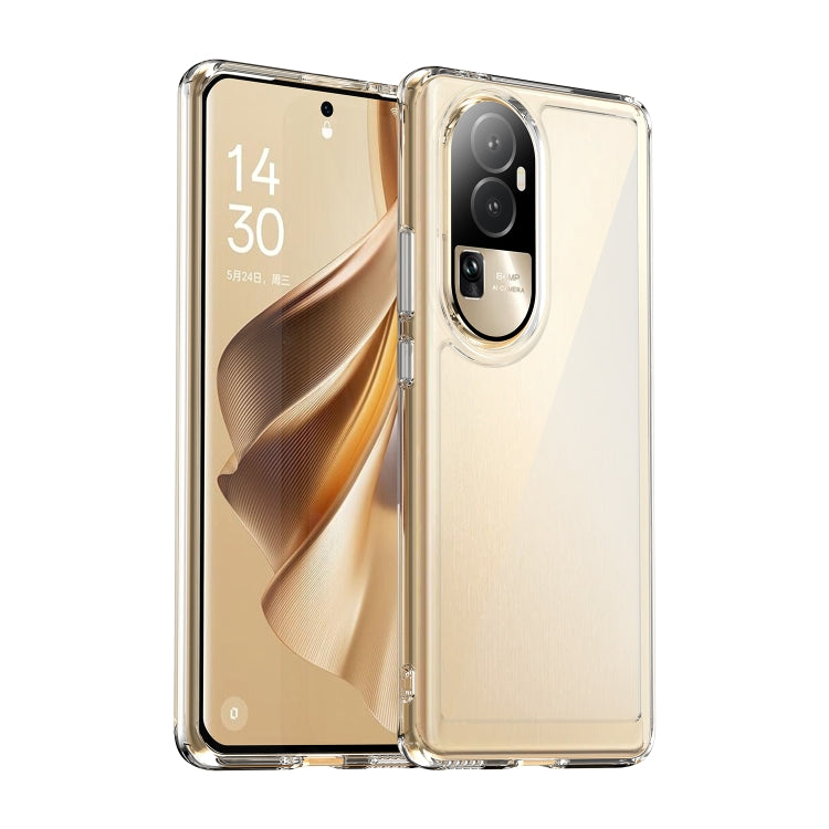 Custodia per telefono in acrilico + TPU serie colorata, For OPPO Reno10 Pro Global / Reno10 Global