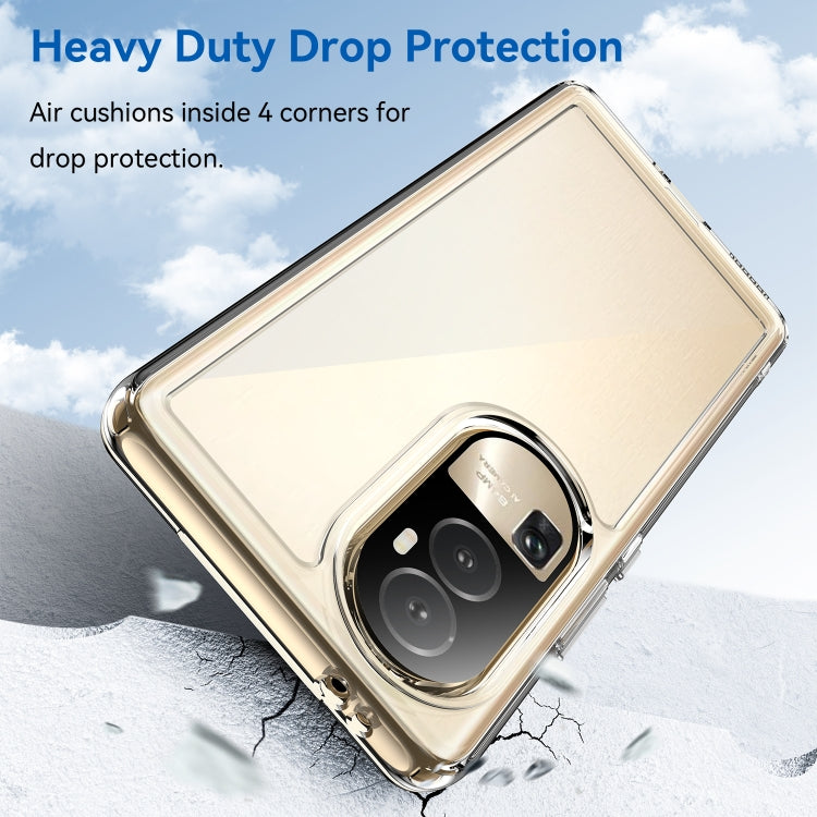 Custodia per telefono in acrilico + TPU serie colorata, For OPPO Reno10 Pro Global / Reno10 Global