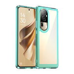 Custodia per telefono in acrilico + TPU serie colorata, For OPPO Reno10 Pro Global / Reno10 Global