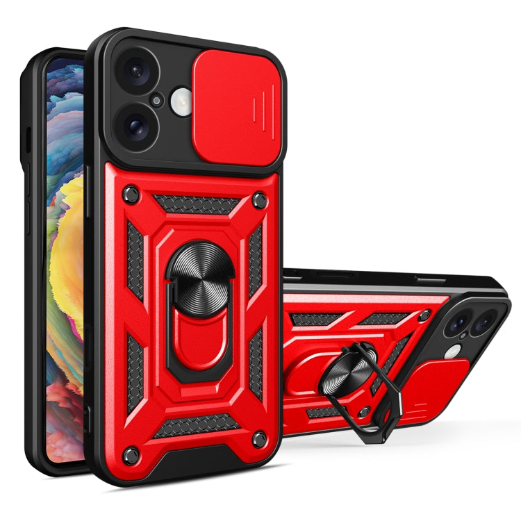 Cover scorrevole in TPU e PC per iPhone 16 Plus