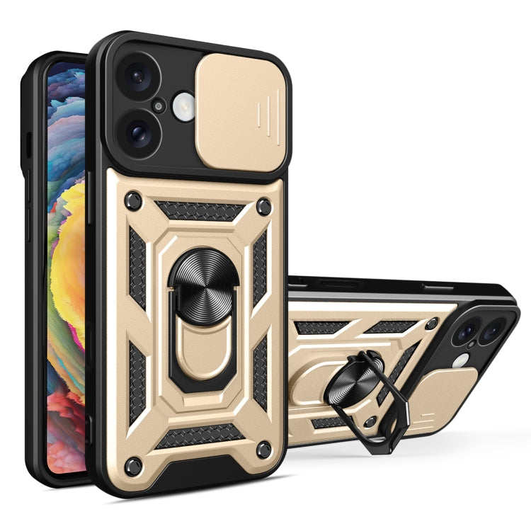 Cover scorrevole in TPU e PC per iPhone 16 Plus