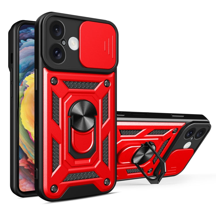 Cover scorrevole in TPU e PC per iPhone 16 Plus