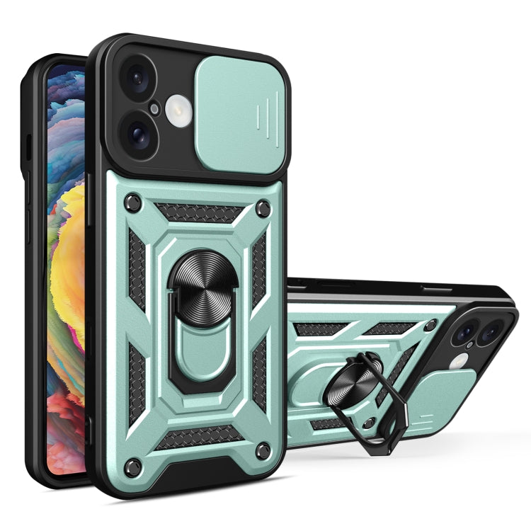 Cover scorrevole in TPU e PC per iPhone 16 Plus