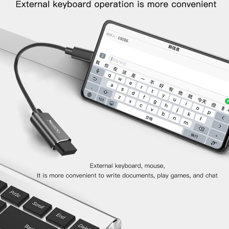 Yesido GS01 cavo convertitore OTG Tipo C a USB 2.0