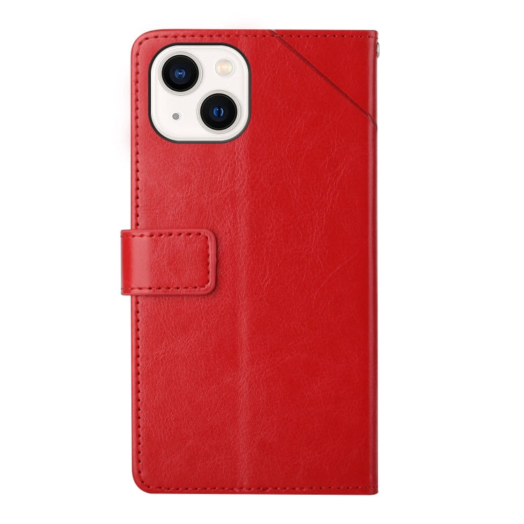 Custodia portafoglio in cuoio per iPhone 15 con cavalletto