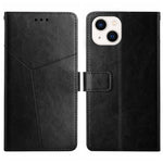Custodia portafoglio in cuoio per iPhone 15 con cavalletto