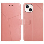 Custodia portafoglio in cuoio per iPhone 15 con cavalletto