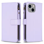 Custodia portafoglio in pelle per iPhone 14, 14 Plus, 14 Pro