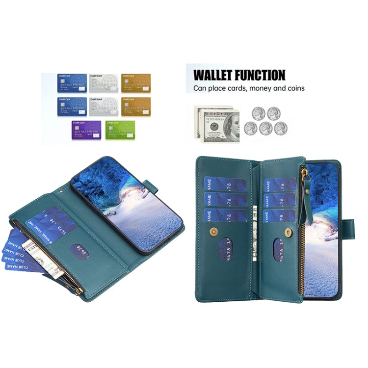 Custodia portafoglio in pelle per iPhone 14, 14 Plus, 14 Pro