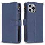 Custodia portafoglio in pelle per iPhone 14, 14 Plus, 14 Pro