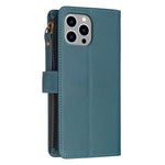 Custodia portafoglio in pelle per iPhone 15