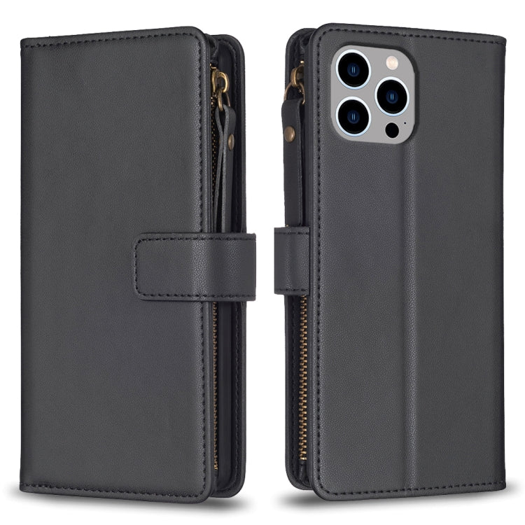 Custodia portafoglio in pelle per iPhone 15