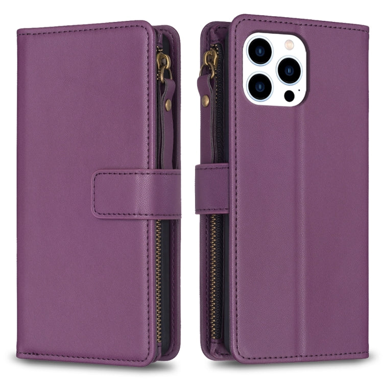 Custodia portafoglio in pelle per iPhone 15