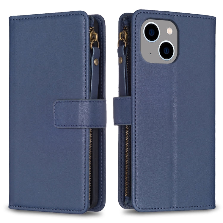 Custodia portafoglio in pelle per iPhone 15