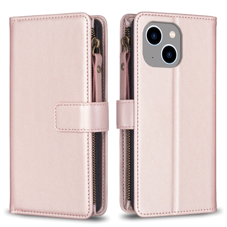 Custodia portafoglio in pelle per iPhone 15