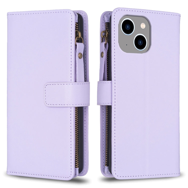 Custodia portafoglio in pelle per iPhone 15