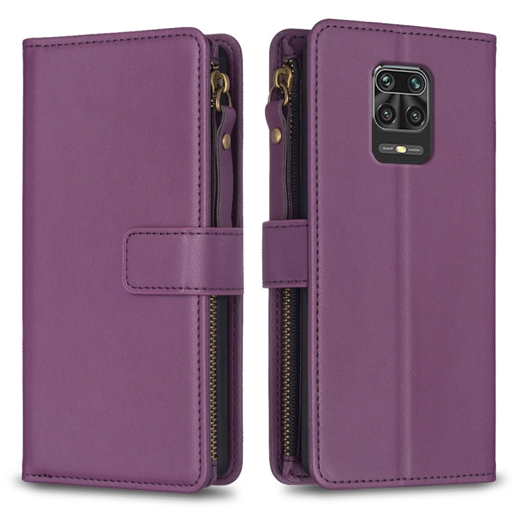 Custodia portafoglio in pelle per Xiaomi Redmi Note 9