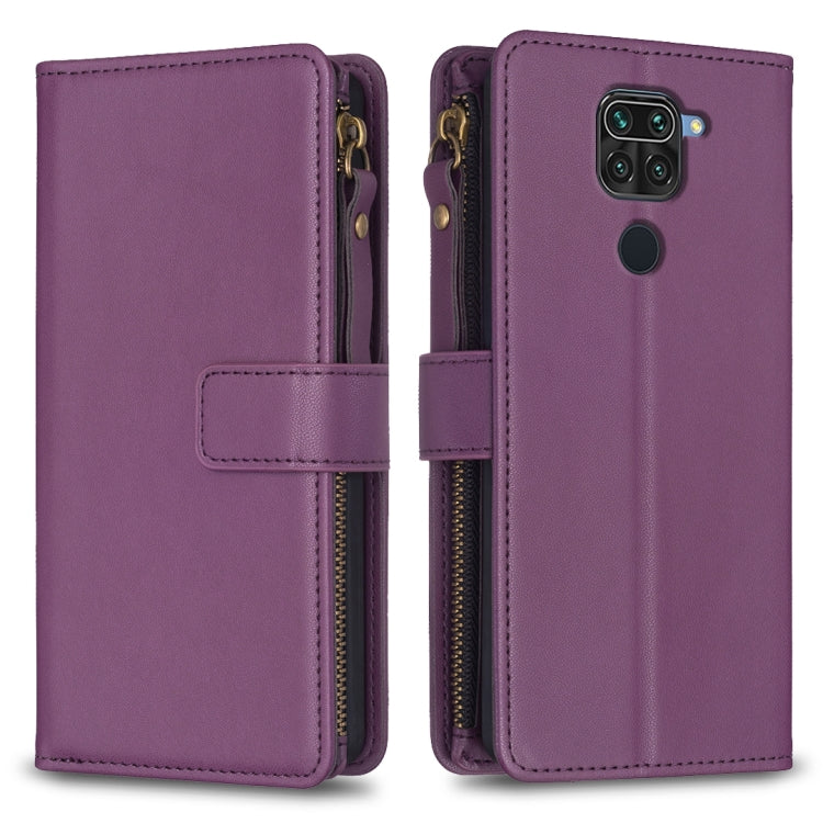 Custodia portafoglio in pelle per Xiaomi Redmi Note 9