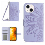 Custodia in pelle con flip per iPhone 15