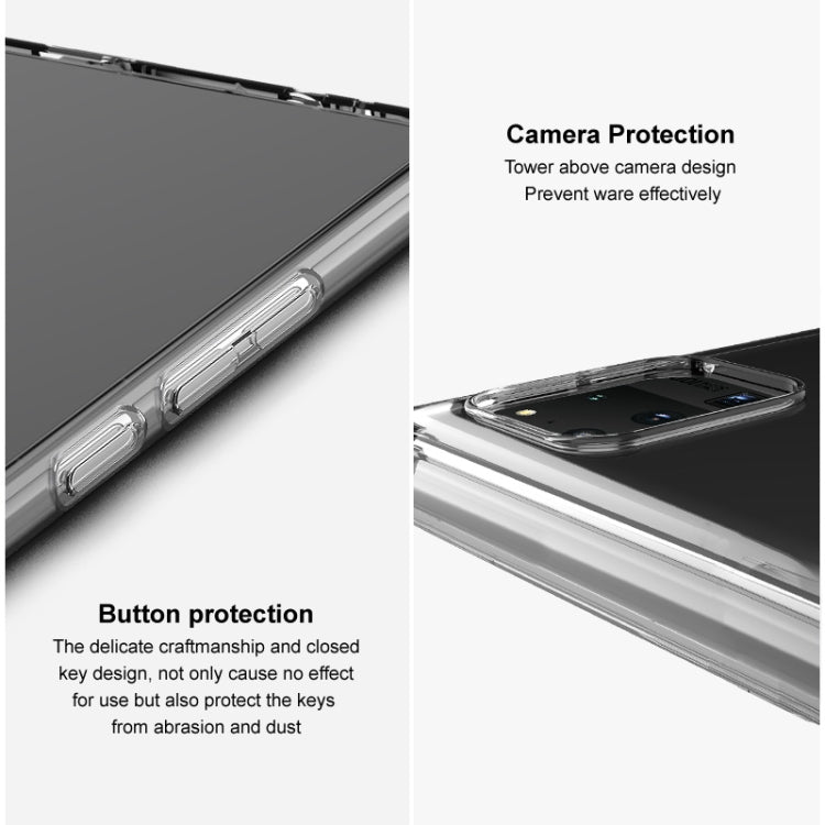 Custodia protettiva per telefono in TPU trasparente antiurto serie IMAK UX-5, For Google Pixel 8a, For Google Pixel 8 Pro, For Google Pixel 8