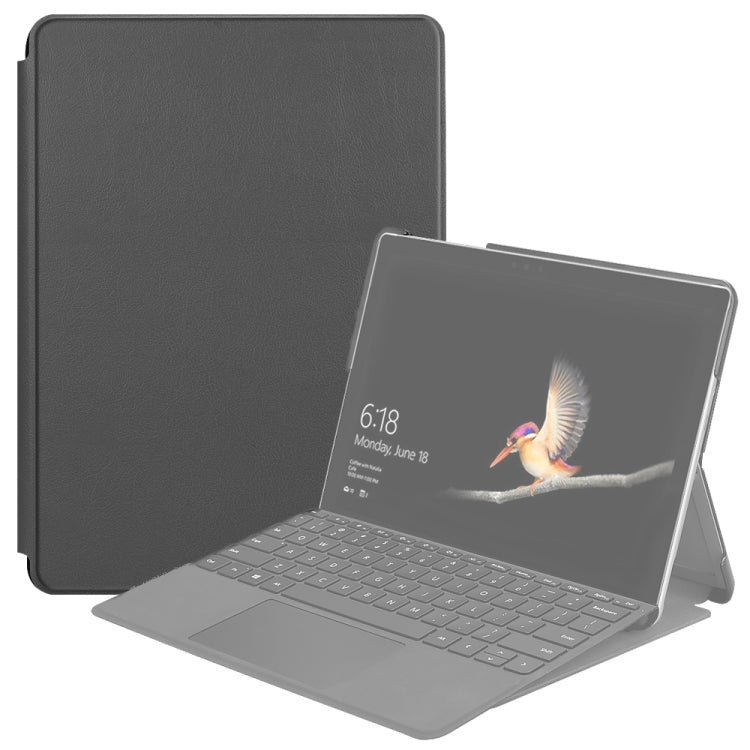Custodia orizzontale in pelle con supporto per Microsoft Surface Go 2 e Surface