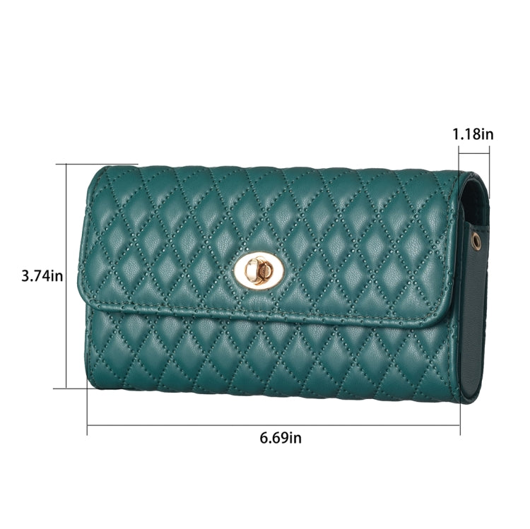 Borsa tracolla orizzontale in PU per smartphone fino a 7,2"