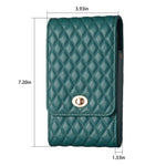 Borsa a tracolla verticale in PU per smartphone fino a 7,2"