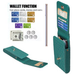 Borsa a tracolla verticale in PU per smartphone fino a 7,2"