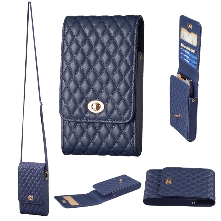 Borsa a tracolla verticale in PU per smartphone fino a 7,2"