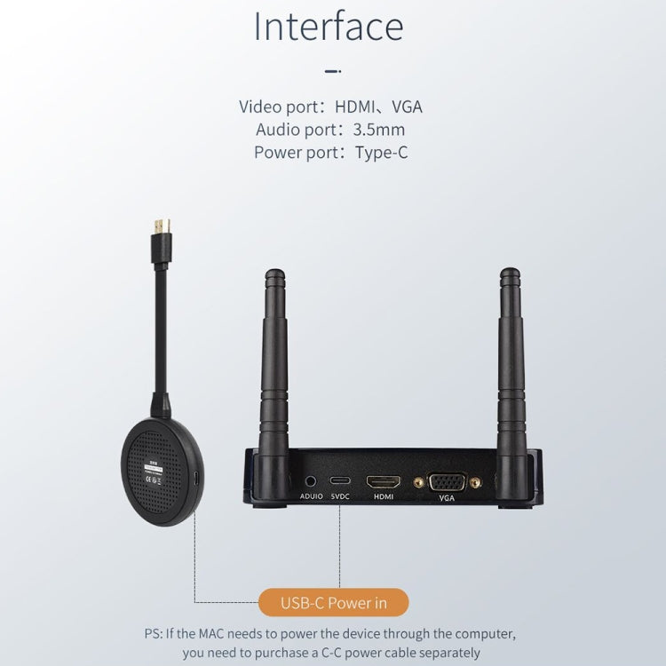 Trasmettitore e ricevitore HDMI wireless Measy UHD200 100m