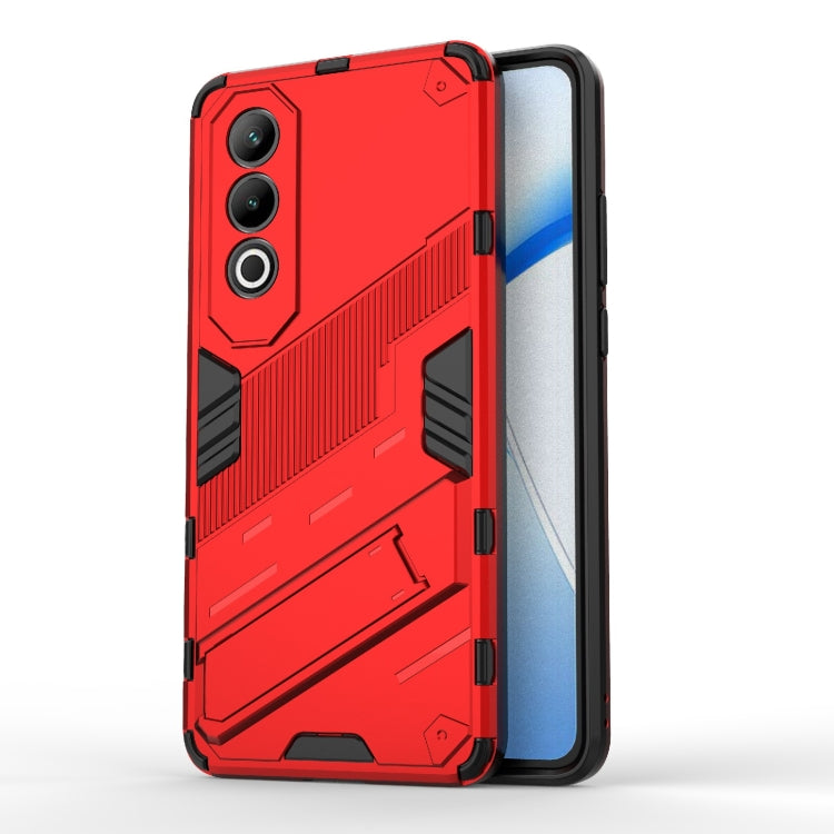 Punk Armor 2 in 1 PC + custodia per telefono in TPU con supporto, For OnePlus Ace 3 Pro 5G, For OnePlus Ace 3V, For OnePlus Nord CE4 5G Global