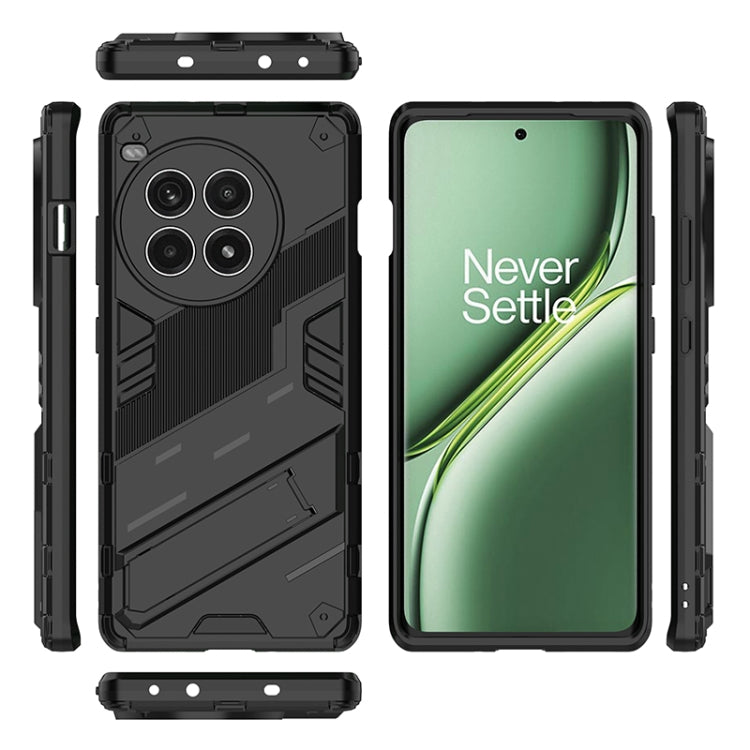Punk Armor 2 in 1 PC + custodia per telefono in TPU con supporto, For OnePlus Ace 3 Pro 5G, For OnePlus Ace 3V, For OnePlus Nord CE4 5G Global