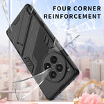 Punk Armor 2 in 1 PC + custodia per telefono in TPU con supporto, For OnePlus Ace 3 Pro 5G, For OnePlus Ace 3V, For OnePlus Nord CE4 5G Global