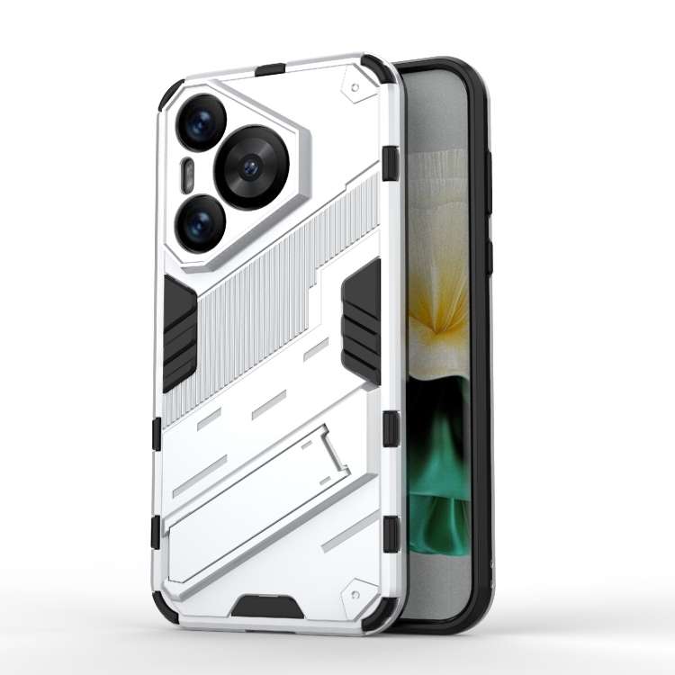 Punk Armor 2 in 1 PC + custodia per telefono in TPU con supporto, For Huawei Pura 70, For Huawei nova 11 SE, For Huawei nova 12 Pro