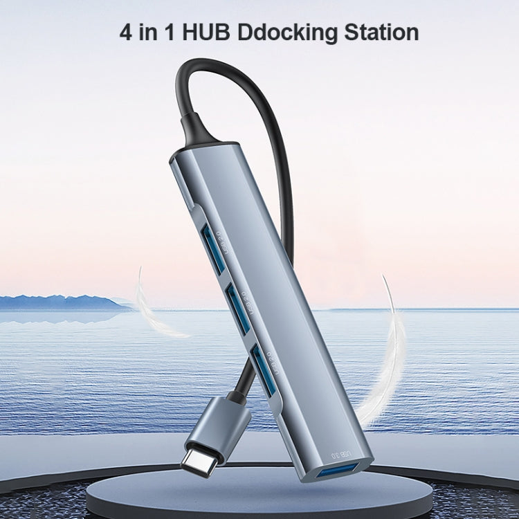 Yesido HB17 Adattatore HUB USB-C 4 porte 4 in 1