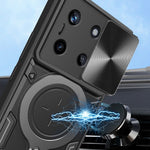 Custodia con supporto magnetico e camshield scorrevole per Realme 11 4G, 11 5G