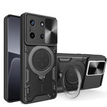 Custodia con supporto magnetico e camshield scorrevole per Realme 11 4G, 11 5G