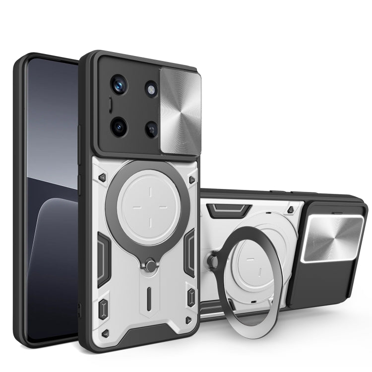Custodia con supporto magnetico e camshield scorrevole per Realme 11 4G, 11 5G