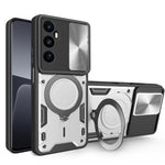 Custodia con supporto magnetico e camshield scorrevole per Realme 11 4G, 11 5G