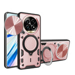 Custodia per telefono con supporto magnetico e camshield scorrevole per Realme