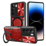 Custodia per telefono con supporto magnetico e camshield scorrevole per Realme