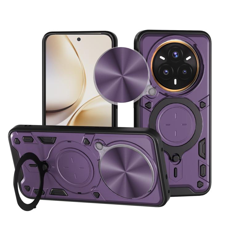 Custodia per telefono con supporto magnetico e camshield scorrevole per Realme